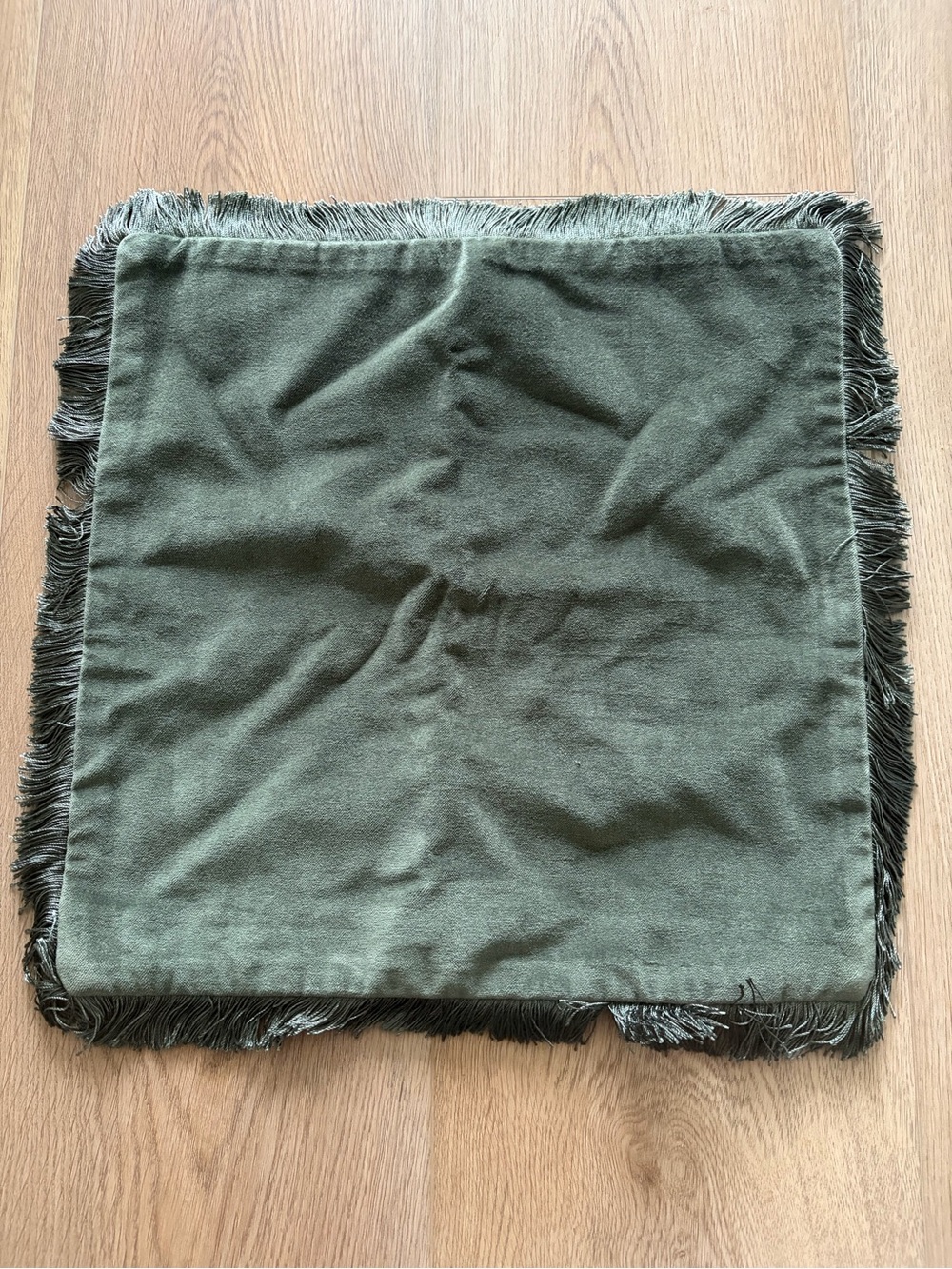 CB2 ‘Bettie Forest Green Pillow Cover” 16x16